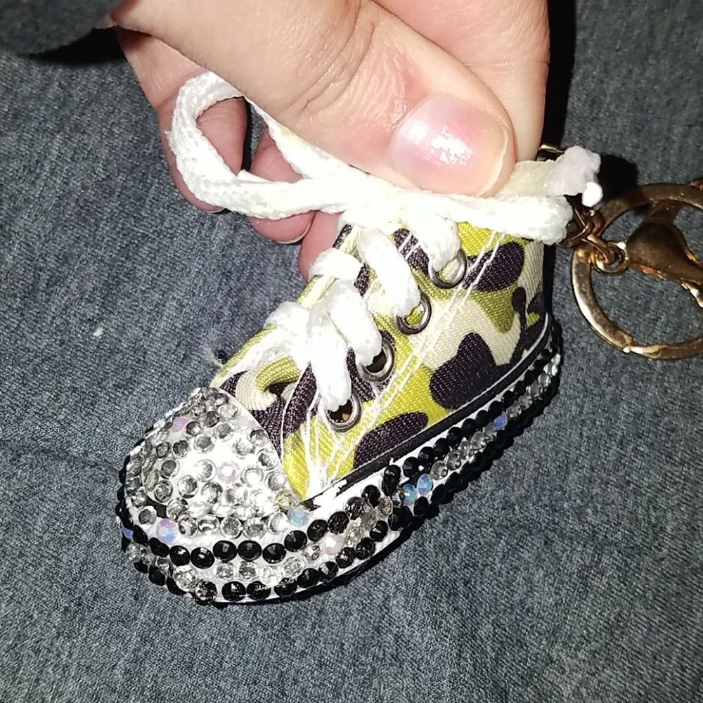 Maurices NWT Camo Blingy Sneaker Keychain